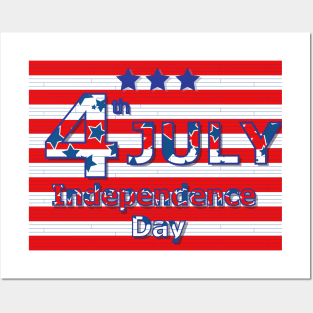 4th July Posters and Art